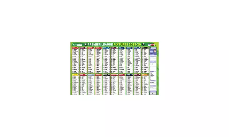 FREE Premier League 2025-26 Fixture Wallchart: Plan Your Season Now!