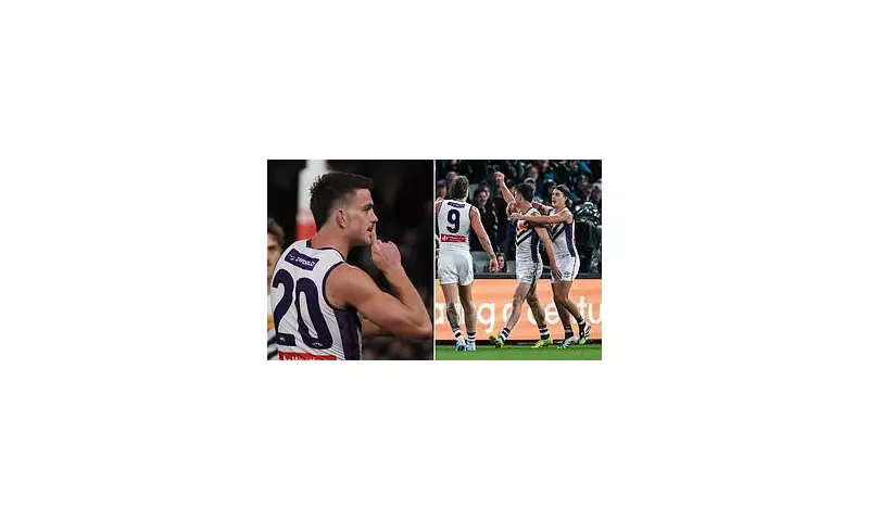 Fremantle's Patrick Voss Sparks Outrage with Cheeky Celebration in AFL Thriller Against Port Adelaide