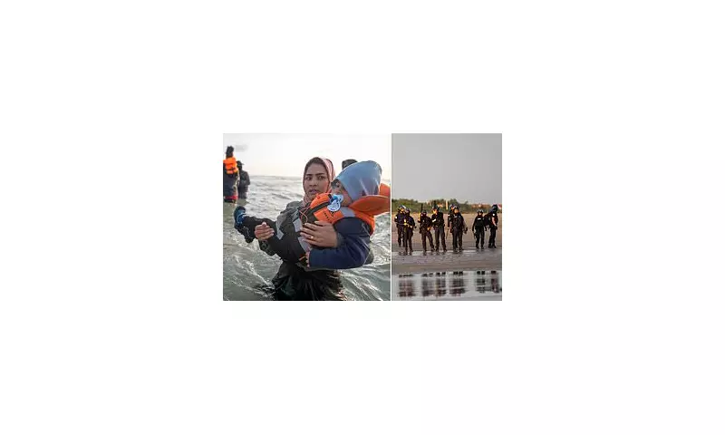 French Police Watch as Migrants with Small Children Set Sail for Britain Amid Labour's No-Sign Policy