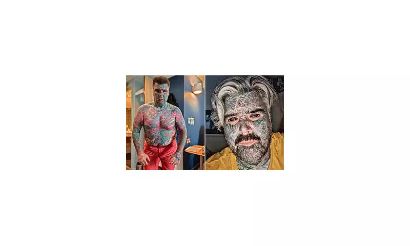 From Clean-Cut to Fully Inked: Britain's Most Tattooed Man Spent £40,000 on Body Art – See His Stunning Transformation!