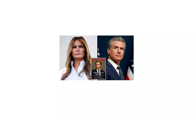 Gavin Newsom Savagely Mocks Melania Trump with Fake Vanity Fair Cover in Brutal Political Takedown