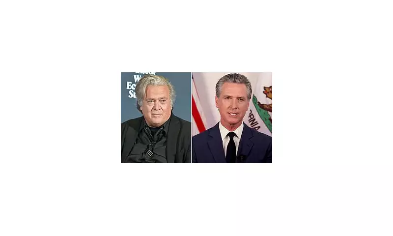 Gavin Newsom's Social Media Troll Exposed: Bannon's Shocking Confession on Targeting Trump
