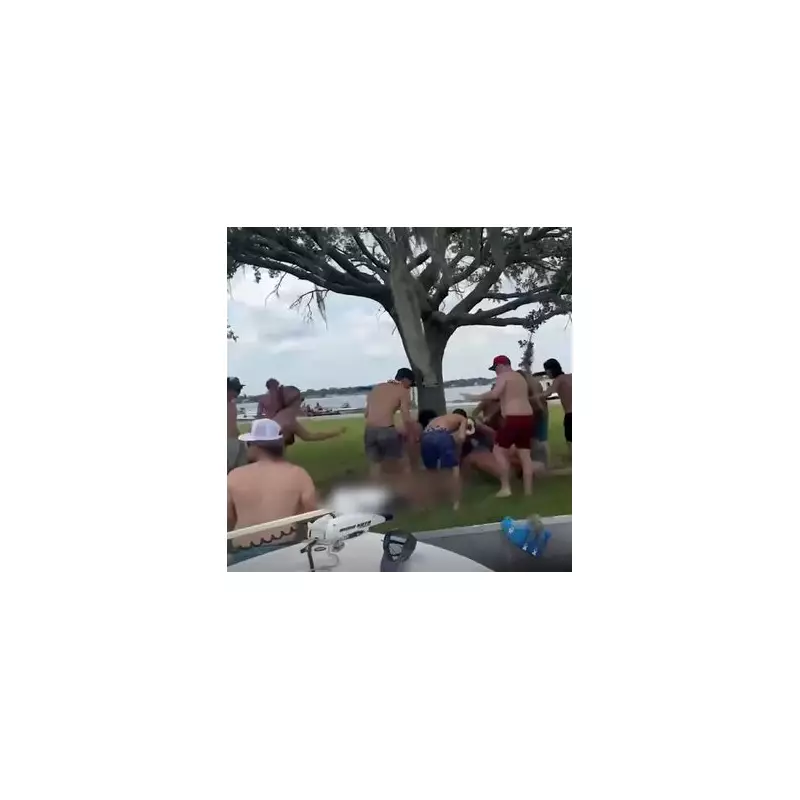 Half-Naked Brawl Erupts in Westminster as Police Scramble to Restore Order