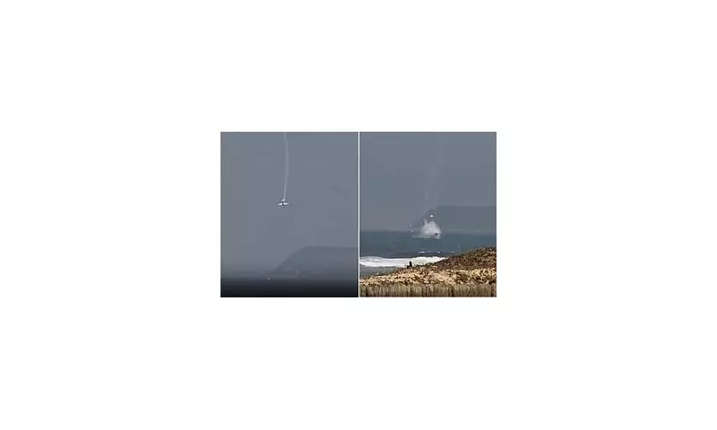 Horrifying Footage: Veteran Pilot's Plane Spirals Out of Control Before Crashing Into Sea in Greece