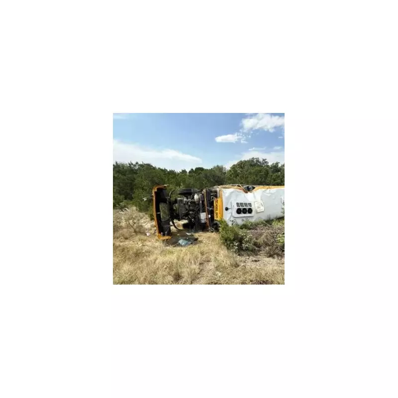 Horror as Nine Children Injured After Driver Loses Control and Crashes into Bus Stop