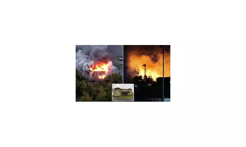 Inferno Ravages Historic Grade II-Listed Manor House in Spectacular Blaze | Shropshire Fire
