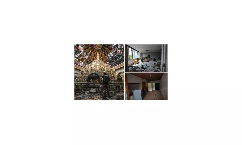 Inside Japan's Haunting Abandoned Hotel: The Eerie Remains of a Religious-Themed Amusement Park