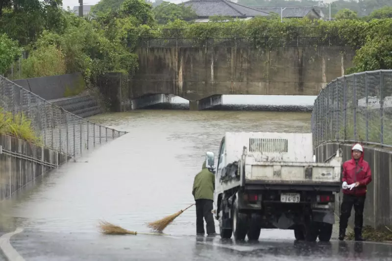Japan's Kyushu Battles Heavy Rain and Landslides: Evacuations Ordered Amid Severe Weather Warnings