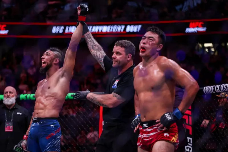 Johnny Walker Stuns with Lightning TKO Victory Over Zhang Mingyang at UFC Shanghai