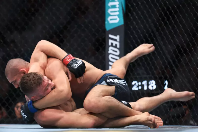 Khamzat Chimaev Dominates in UFC 294 Co-Main Event Against Kamaru Usman