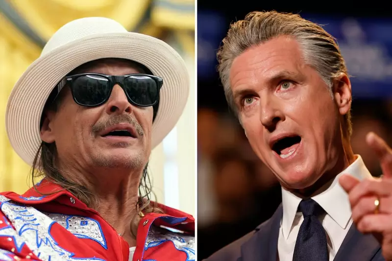 Kid Rock Unleashes Furious Rant Against Gavin Newsom After Governor's Trump Endorsement Mockery