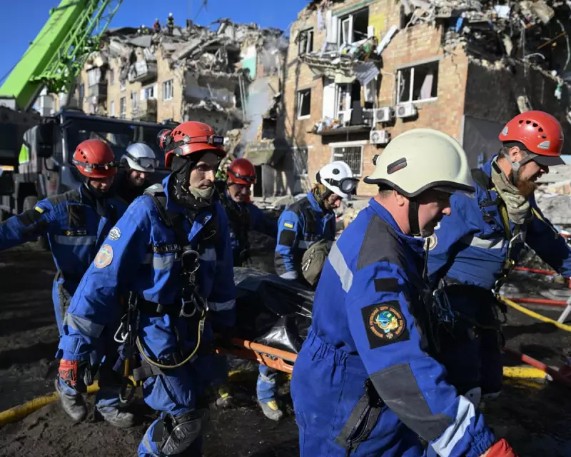 Kyiv in Flames: Major Russian Air Assault Targets Ukrainian Capital, Dozens Feared Dead