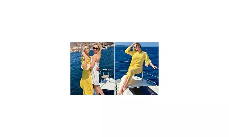 Lady Amelia Spencer Shares Glimpses of Her Stunning Santorini Holiday as Twin Eliza Celebrates Engagement