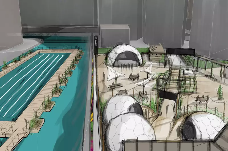 London's Canary Wharf to Get Spectacular Floating Lido on Thames