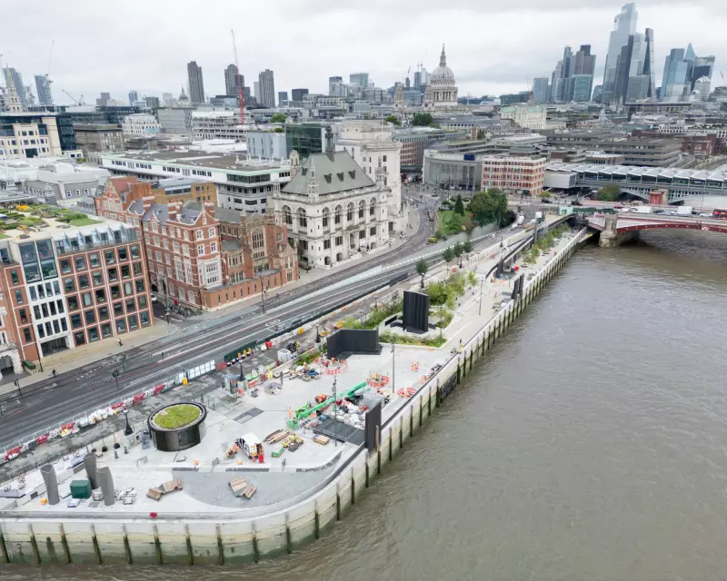 London's Super Sewer Transforms into Stunning Public Spaces Along the Thames