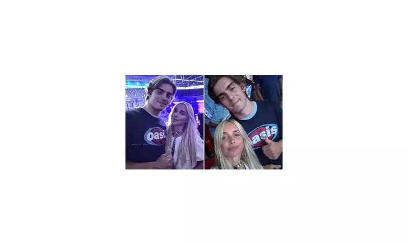 Louise Redknapp Glams Up for Rare Night Out with Son Charley at Oasis Reunion Show