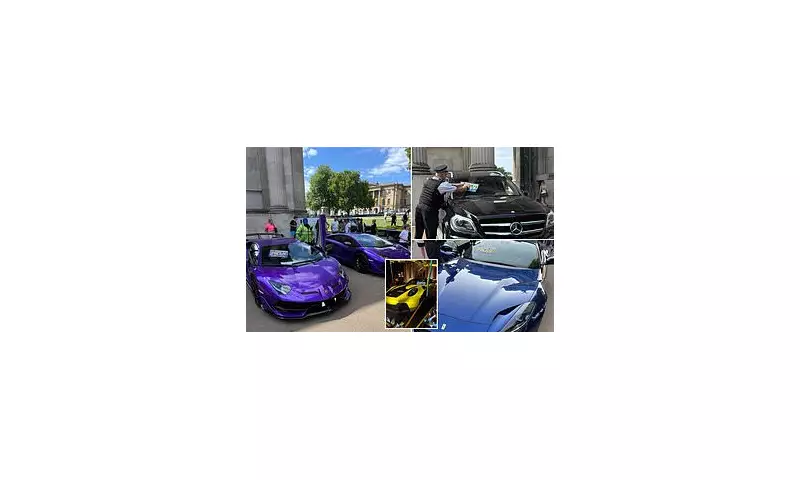 Luxury Car Heist: Over 70 Supercars Worth £7M Seized in London Raid – Purple Lamborghinis & Ferraris Among Haul