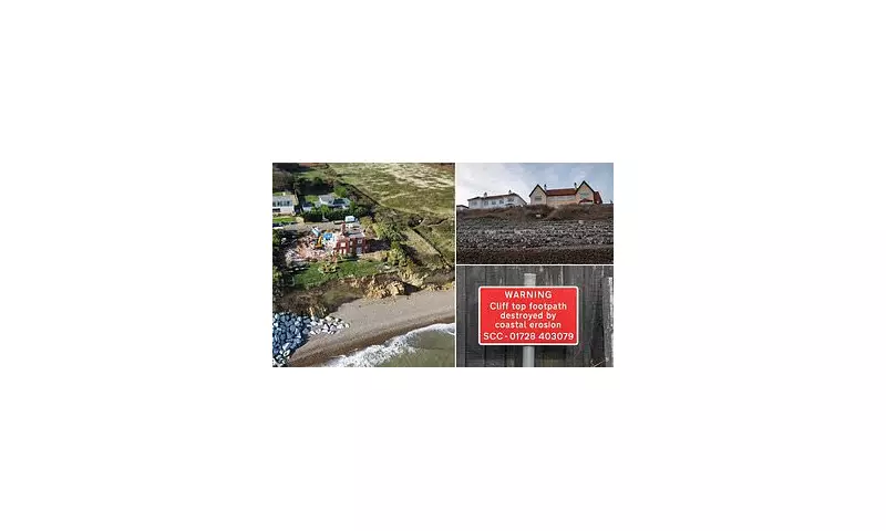 Luxury Homes in Thorpeness on the Brink as Coastal Erosion Threatens Cliffside Properties