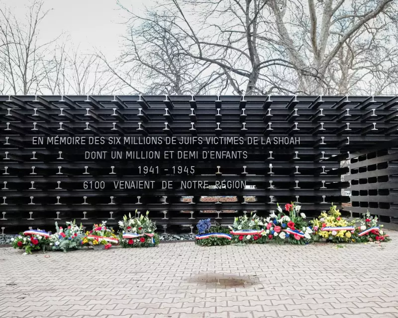 Lyon Mayor Condemns 'Free Gaza' Defacement of Holocaust Memorial as 'Unforgivable Act'