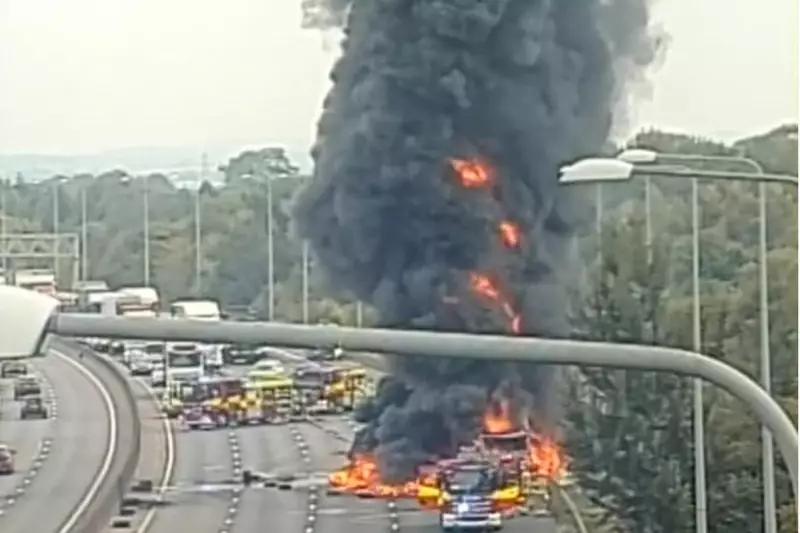 M25 Chaos: Lorry Fire Shuts Dartford Crossing Amid Heavy Delays