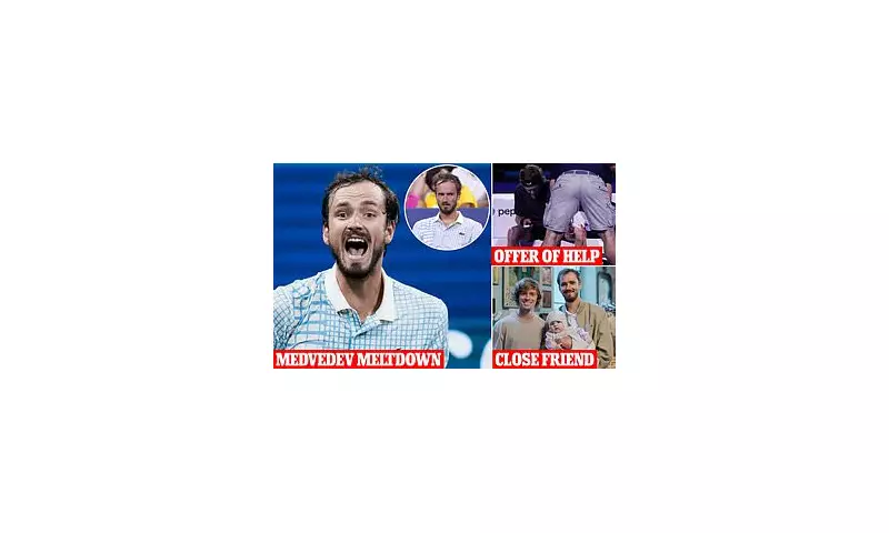 Medvedev's US Open Meltdown: Russian Star Draws Blood in Racket-Smashing Fury