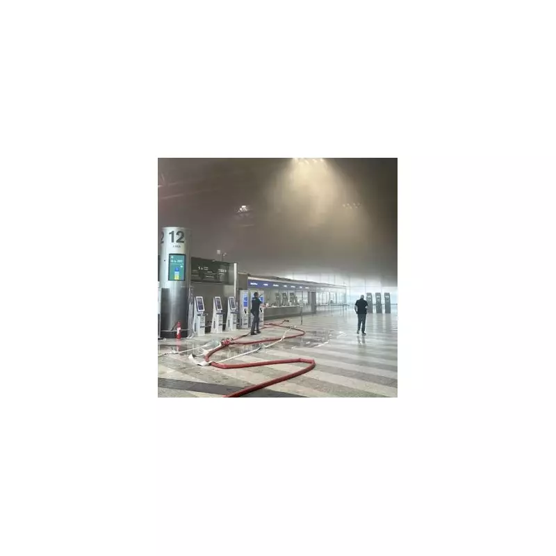 Milan Malpensa Airport Evacuated as Major Fire Erupts in Terminal Building | Emergency Services Scramble