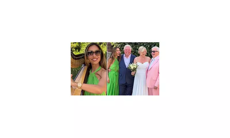 Myleene Klass Serenades Dear Friend Clare Patterson's Wedding to Journalist Nick Ferrari with Stunning Harp Performance