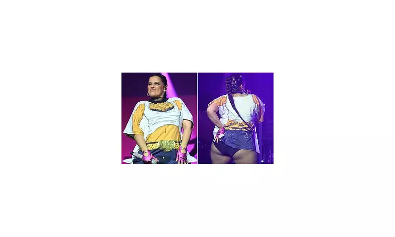 Nelly Furtado Hilariously Addresses 'Body-Shaming' Optical Illusion T-Shirt at Manchester Pride | Daily Mail