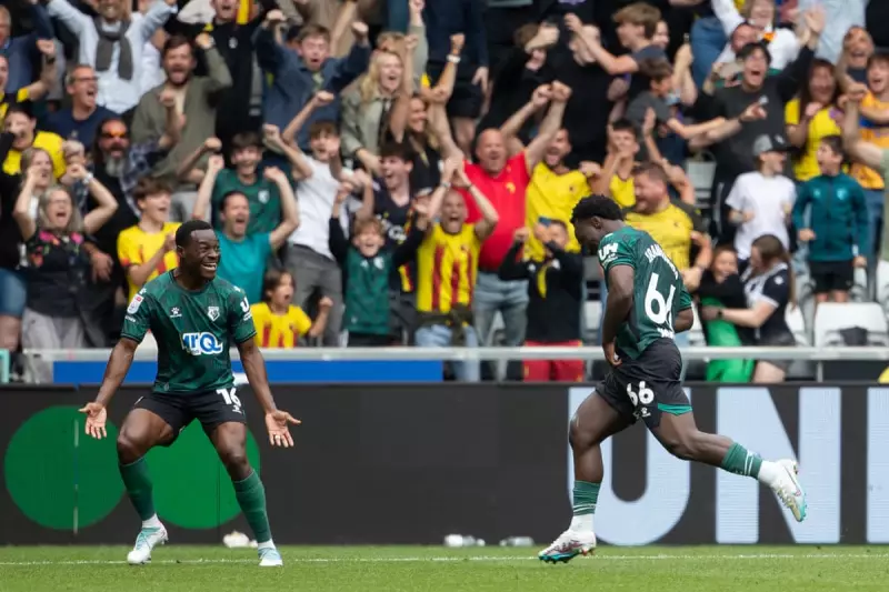 Nestory Irankunda's Stunning Free-Kick Seals First Watford Goal | Socceroos Star Shines