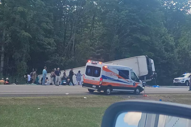 New York Bus Crash: One Dead, Dozens Injured After Horror Overturn on I-90