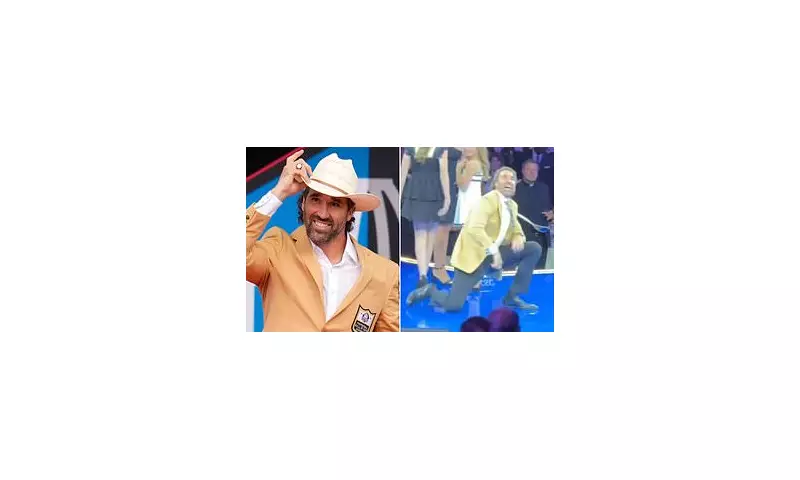 NFL Legend Jared Allen's Wardrobe Malfunction Steals the Show at Hall of Fame Ceremony