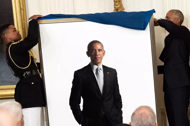 Obama and Bush Portraits Return to White House as Trump's Absence Sparks Debate