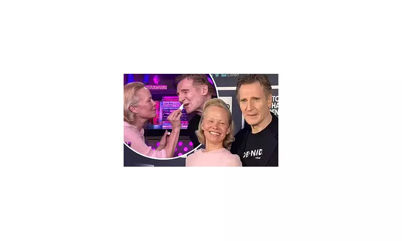 Pamela Anderson and Liam Neeson Spark Romance Rumours After Flirty Lip Balm Moment on WWHL