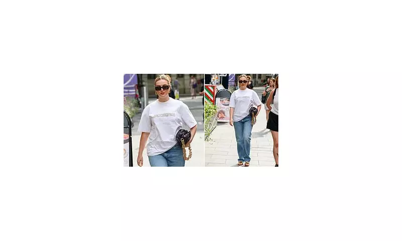 Perrie Edwards Stuns in Casual Chic Look After Heart FM Appearance