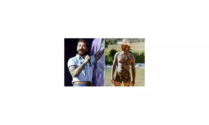 Post Malone's Wild SKIMS Stunt: Rapper Goes Commando for Kim Kardashian's Lingerie in Bizarre Woodland Photoshoot