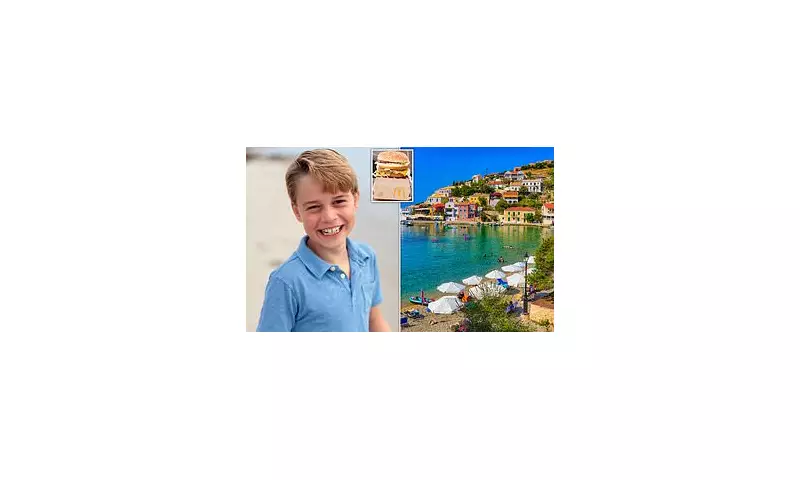 Prince George Spotted Enjoying McDonald's on Greek Island Getaway