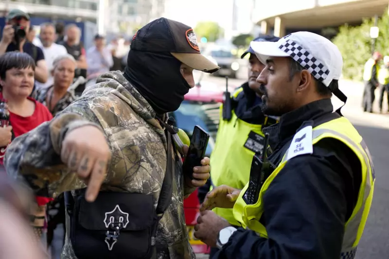 Protesters Clash with Police Over Refugee Housing in Canary Wharf