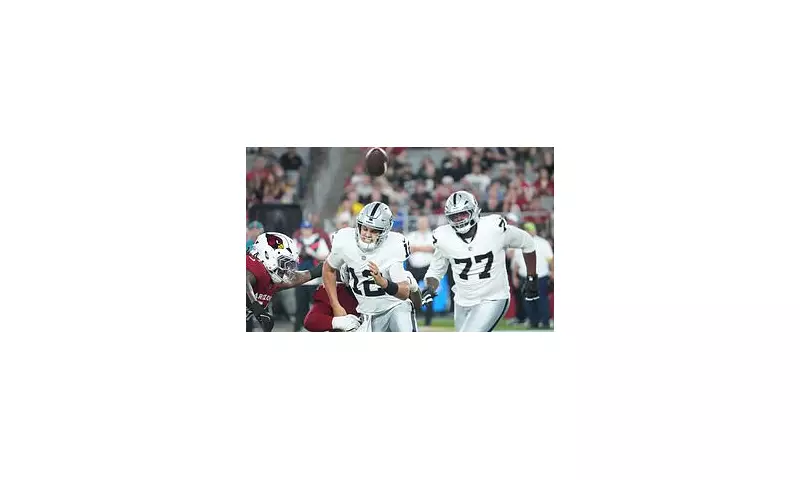 Raiders Quarterback Crisis: Aidan O'Connell Suffers Fractured Wrist in Training Blow