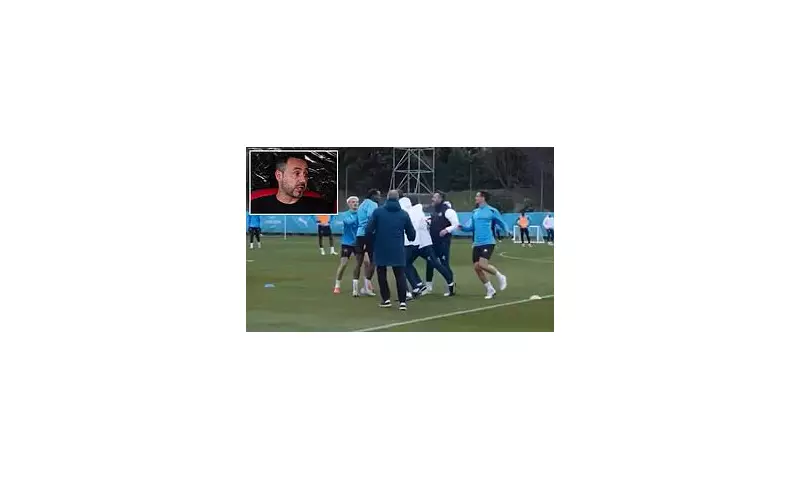 Roberto De Zerbi in Heated Training Ground Clash with Marseille Player – Shocking Footage Emerges