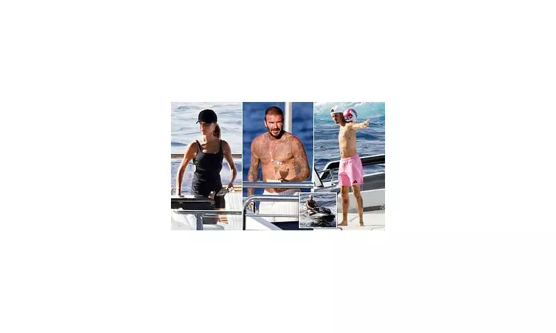 Romeo Beckham's Lavish Yacht Getaway with Dad David in Portofino | Daily Mail