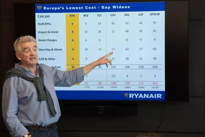 Ryanair Boss Michael O'Leary Slams London Airports Over Passenger 'Rip-Off' Fees