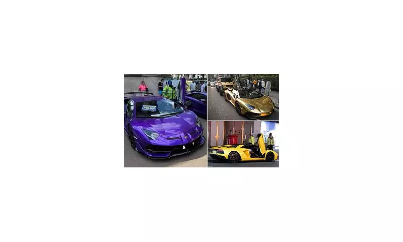 Saudi Billionaires' Supercars Clog London Streets in Lavish Display – Police Forced to Intervene