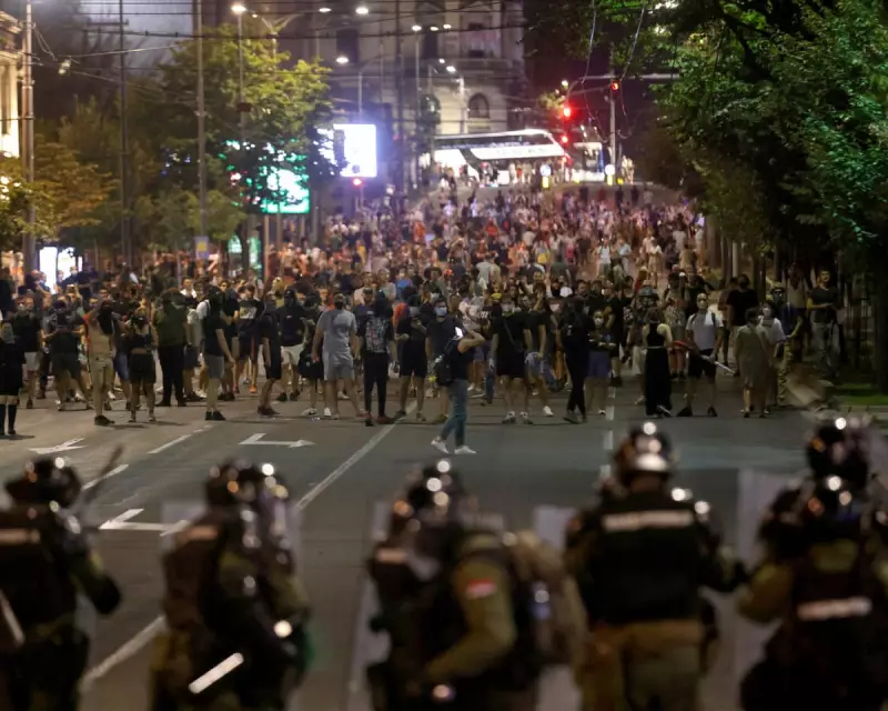Serbia in Turmoil: Violent Clashes Erupt in Belgrade as Anti-Government Protests Escalate