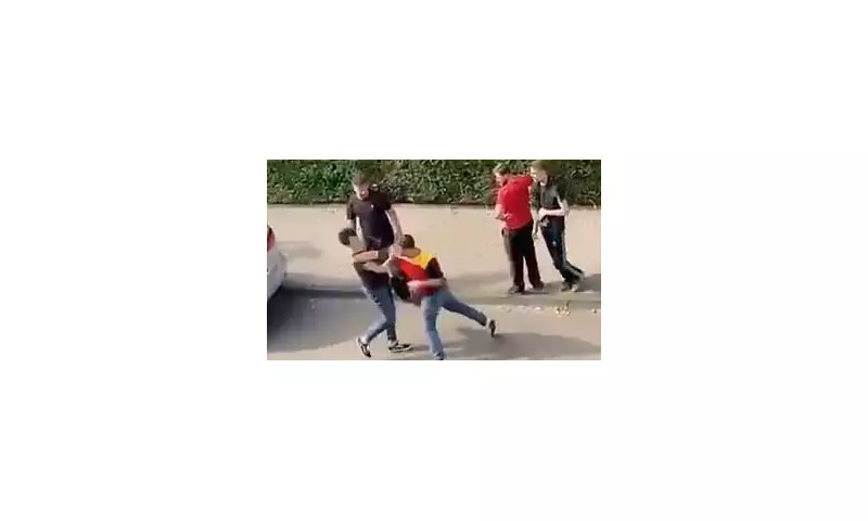 Shocking CCTV: DHL Delivery Driver Unleashes Boxing-Style Attack on Couple in Vicious Parking Row | UK Crime News