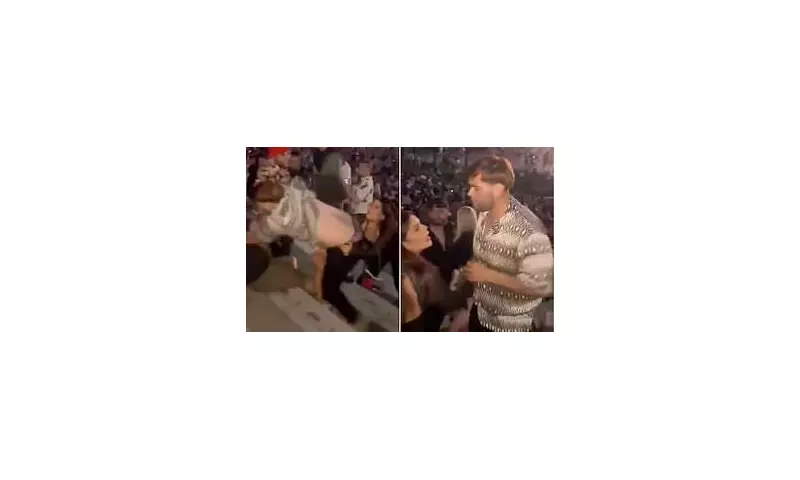 Shocking Festival Attack: Man Beats Woman Unconscious in Broad Daylight at LA Event | Disturbing Video Emerges