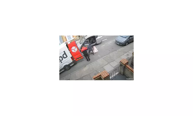 Shocking Footage: Masked Raiders Ambush DPD Van in Broad Daylight in East London