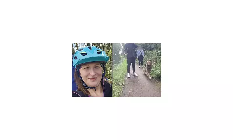 Shocking Moment Cyclist Shoved Into Canal by Angry Dog Walker in Heated Confrontation