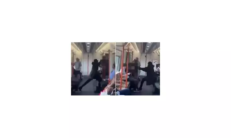 Shocking Train Attack: Schoolboy Brutally Beaten by Man as Terrified Passengers Watch | UK Crime