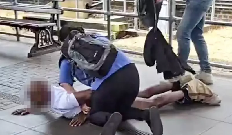 Shocking Tube Incident: Naked Man Attacks Passengers on London's District Line