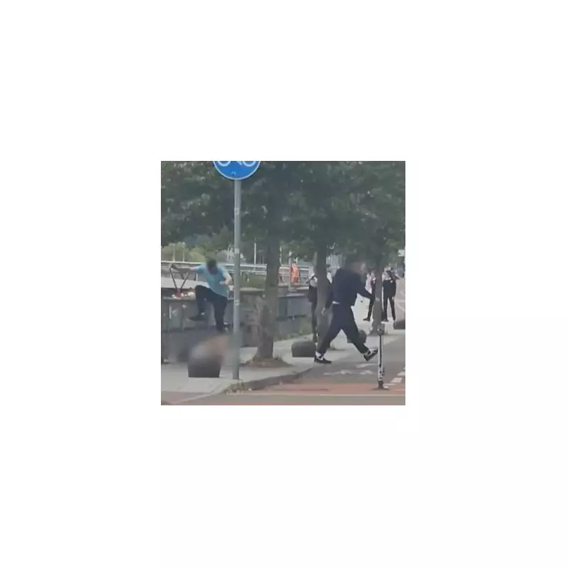 Shocking Vigilante Attack: Man Beaten and Stripped by Angry Mob in Suspected UK Phone Theft